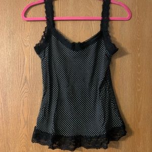 Black & White Polka Dot Cami